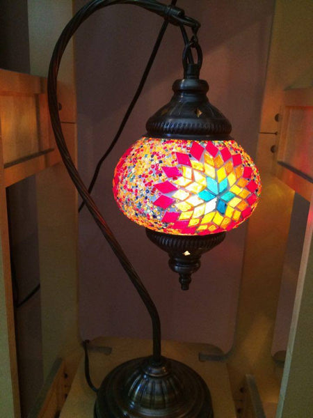 Authentic Multi-Flower Arc Turkish Lamp - Shops on Bay
